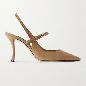 Dolce & Gabbana Suede Slingback Pump